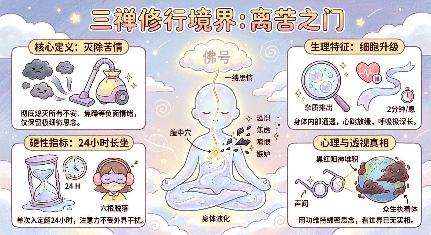 三禪(三) - 禪定境界圖解